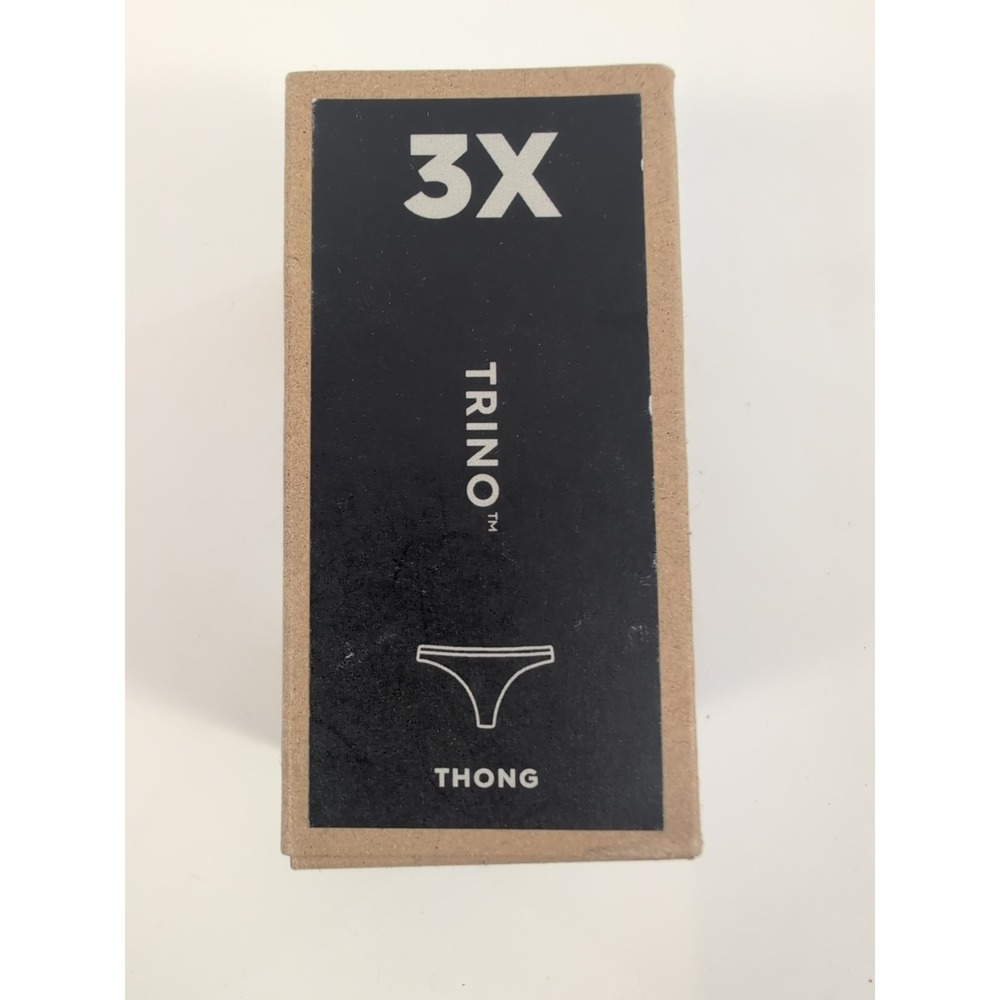 Allbirds Trino Thong Underwear Size 3X -‎ Raincloud Merino Wool Blend NEW